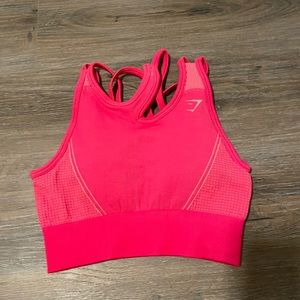 Gymshark Ultra Seamless Sports Bra in Pink